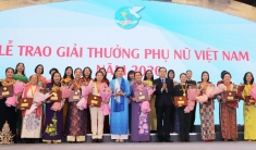 Trao Giải thưởng Phụ nữ Việt Nam và Cuộc thi Phụ nữ khởi nghiệp năm 2021