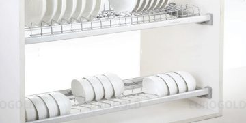 Hướng dẫn vệ sinh giá bát đĩa